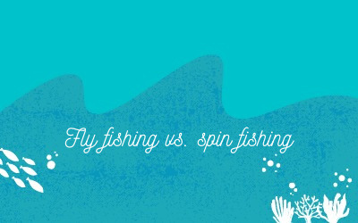 Fly fishing vs. spin fishing