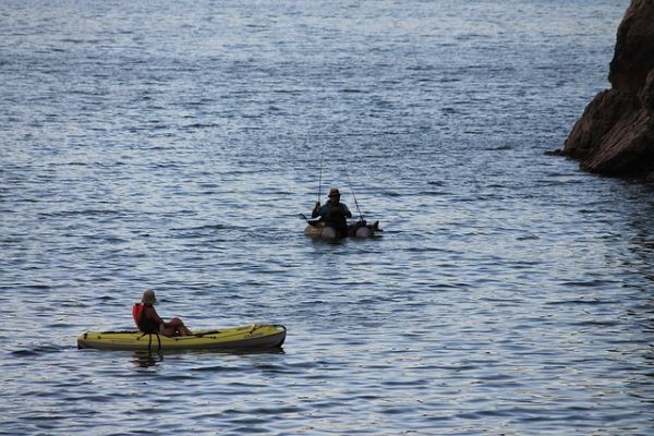 Two kayak fishermen 
